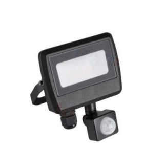 Naświetlacz LED z czujnikiem ruchu ANTEM LED 10W-NW-SE B 10W 4000K IP44 800lm czarny 33205 KANLUX