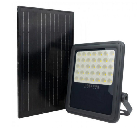 Naświetlacz Led ABS 200W 4000K z panelem solarnym Naświetlacz Led ABS 200W 4000K z panelem solarnym