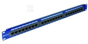 PANEL 19" 24XRJ45 UTP KAT.6 1U Z PÓŁ.N PANEL 19" 24XRJ45 UTP KAT.6 1U Z PÓŁ.N