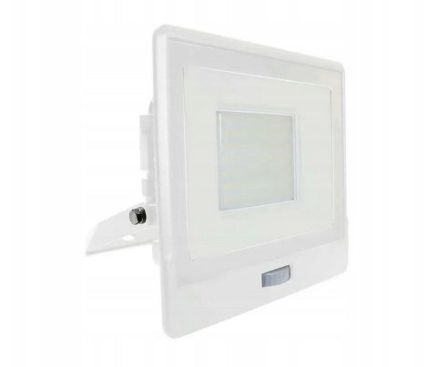PROJEKTOR LED V-TAC 50W SAMSUNG CHIP CZUJNIK RUCHU BIAŁY Z MUFĄ VT-158S 6500K 4000LM 5 LAT GWARANCJI PROJEKTOR LED V-TAC 50W SAMSUNG CHIP CZUJNIK RUCHU BIAŁY Z MUFĄ VT-158S 6500K 4000LM 5 LAT GWARANCJI
