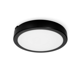 Plafon LED Nairos G2 18W czarny premium
