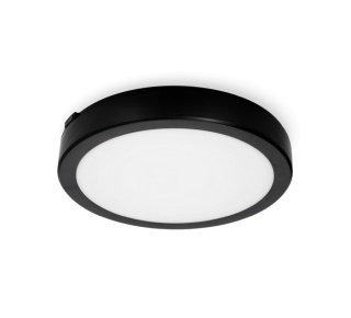 Plafon LED Nairos G2 18W czarny premium