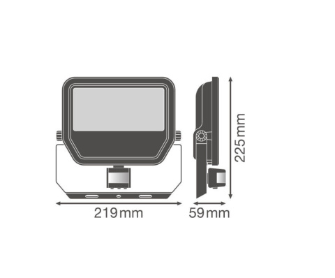 Projektor LED FLOOD LED PERFORMANCE 50W/4000K SYM 100 SENSOR BK LEDV 4058075461031 Projektor LED FLOOD LED PERFORMANCE 50W/4000K SYM 100 SENSOR BK LEDV 4058075461031