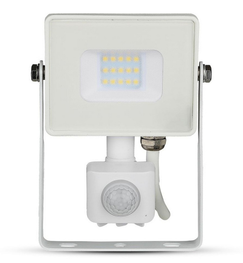 Projektor LED V-TAC 10W SAMSUNG CHIP czujnik ruchu biały 4000K 800lm Projektor LED V-TAC 10W SAMSUNG CHIP czujnik ruchu biały 4000K 800lm