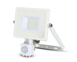 Projektor LED V-TAC 20W VT-20-S SAMSUNG CHIP czujnik ruchu biały 6400k 1600lm 5lat gwarancji