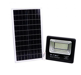 Projektor LED solarny V-TAC 40W czarny IP65 VT-200W 4000k 3100lm