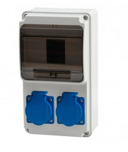 Rozdzielnica ULISSE 6M mini 2x230V
