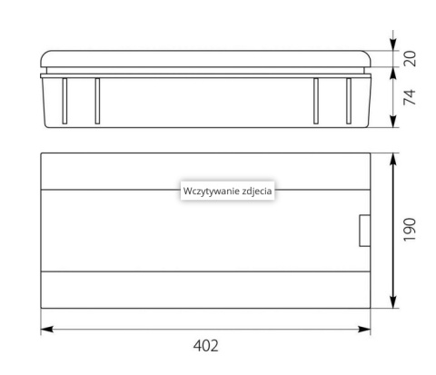 Rozdzielnica podtynkowa SRp-18 Elektroplast Rozdzielnica podtynkowa SRp-18 Elektroplast