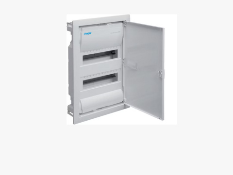 Rozdzielnica wtynkowa Hager Volta 2x12 P/T metal VU24NE Rozdzielnica wtynkowa Hager Volta 2x12 P/T metal VU24NE
