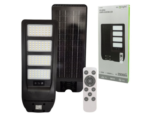Solarna Lampa Uliczna ECONOMY 200W 4000K NEW Solarna Lampa Uliczna ECONOMY 200W 4000K NEW