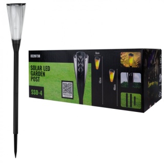 Solarny słupek ogrodowy LED SSO-4 1600K IP65