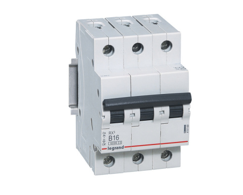 Wyłącznik nadprądowy 3P B16 Legrand RX3 Wyłącznik nadprądowy 3P B16 Legrand RX3