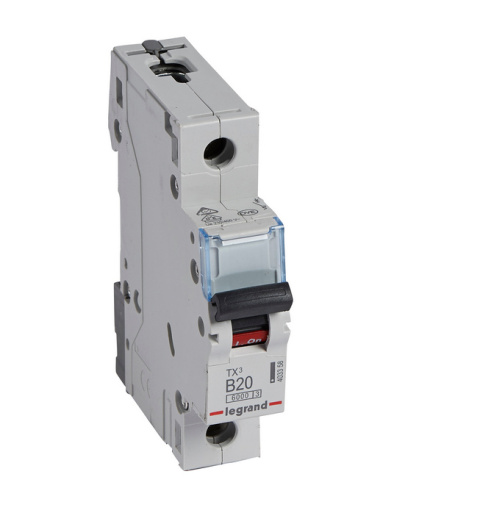 Wyłącznik nadprądowy 6kA B20 TX3 Legrand Wyłącznik nadprądowy 6kA B20 TX3 Legrand