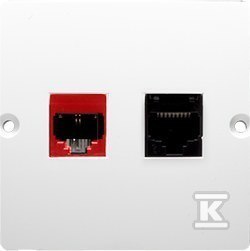 GN.KOMP.RJ45 K.5E+RJ12 WKĘ.BIAŁY BASIC GN.KOMP.RJ45 K.5E+RJ12 WKĘ.BIAŁY BASIC