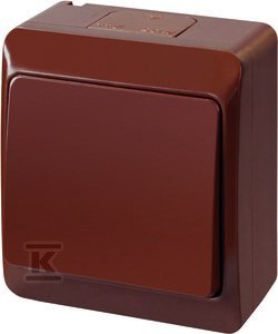 ŁĄCZ.1-BIE.SCHOD.N/T IP44 BRĄZ HERMES