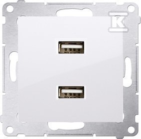 ŁADOWARKA 2XUSB 2.1A, 5V BIAŁA SIMON54 ŁADOWARKA 2XUSB 2.1A, 5V BIAŁA SIMON54