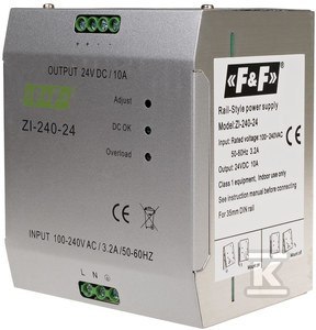 ZASILACZ ZI-240-24V ZASILACZ ZI-240-24V