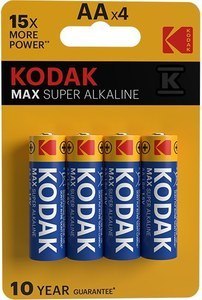 BATER.ALKAL.LR6 KODAK MAX KAA-4 (4SZT) BATER.ALKAL.LR6 KODAK MAX KAA-4 (4SZT)