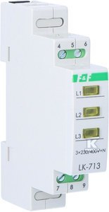 LK-713Y LAMP.KONT.ZASIL ZÓŁTA 3X230V