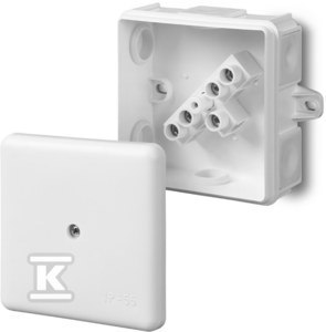 PUSZ.N/T 6-WYL.Z WKŁ.Z USZAMI IP55 2X2. PUSZ.N/T 6-WYL.Z WKŁ.Z USZAMI IP55 2X2.