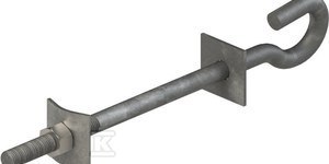 ŚRUBA HAKOWA M16 L250 OCYNK OGNIOWY ŚRUBA HAKOWA M16 L250 OCYNK OGNIOWY