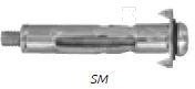 ŚRUBY MOLLY M4x46 DO PŁYT KARTON.-GIPS