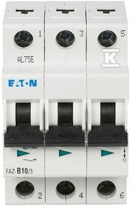 FAZ-B25/3 WYŁ.NMP. 3-POLE, IN=25A FAZ-B25/3 WYŁ.NMP. 3-POLE, IN=25A