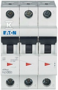 FAZ-C63/3 WYŁ.NMP. 3-POLE, IN=63A FAZ-C63/3 WYŁ.NMP. 3-POLE, IN=63A