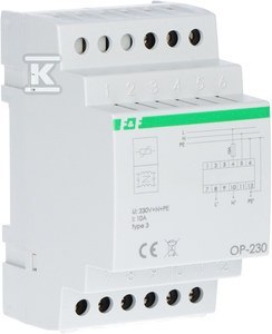 OP-230-OCHR.PRZEP.230V~,10A,KL.D OP-230-OCHR.PRZEP.230V~,10A,KL.D