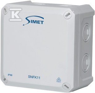 PUSZ.N/T SNFK11, 110X110X67, IP66, SZARY PUSZ.N/T SNFK11, 110X110X67, IP66, SZARY