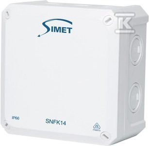 PUSZ.N/T SNFK14, 140X140X81, IP66 BIAŁY PUSZ.N/T SNFK14, 140X140X81, IP66 BIAŁY