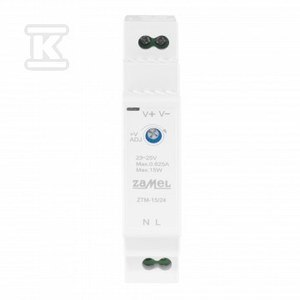 ZASILACZ 15W 24V ZTM-15/24 ZASILACZ 15W 24V ZTM-15/24