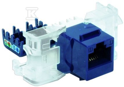 GNIAZDO UTP RJ45 KAT.5E NIEBIES..BEZNAR GNIAZDO UTP RJ45 KAT.5E NIEBIES..BEZNAR