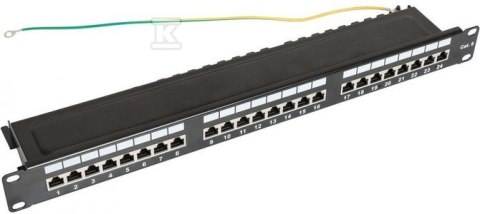 PANEL KATEGORII 6 FTP 19" 1U, 24XRJ45 PANEL KATEGORII 6 FTP 19" 1U, 24XRJ45
