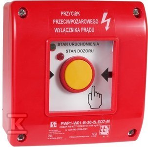 PPOŻ WYŁ.PRĄDU PWP1-W01-B-11-2LED7\M PPOŻ WYŁ.PRĄDU PWP1-W01-B-11-2LED7\M