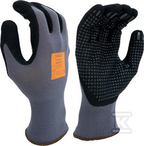 RĘKAWICE ROBOCZE POLIURET. KROPKI R.9 RĘKAWICE ROBOCZE POLIURET. KROPKI R.9