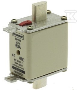 WK.NH 63A 500V GL/GG ROZ.00 PODW.WSKAŹ. WK.NH 63A 500V GL/GG ROZ.00 PODW.WSKAŹ.