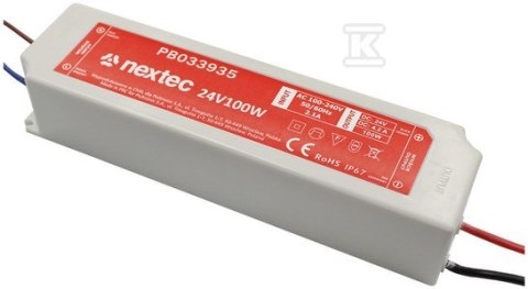 ZASILACZ LED IP67 / 24V / 4,2A / 100W ZASILACZ LED IP67 / 24V / 4,2A / 100W
