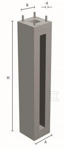 FUNDAMENT D16/140 (1400/260) 4XM20