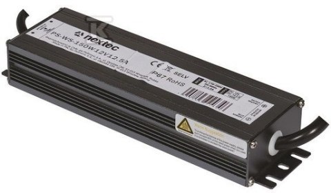 IP67 12V 12,5A 150W ZASILACZ LED SLIM IP67 12V 12,5A 150W ZASILACZ LED SLIM