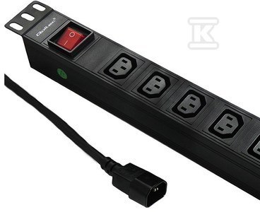 LISTWA ZASILAJĄCA 19" 1U 10A PDU 8XC13 LISTWA ZASILAJĄCA 19" 1U 10A PDU 8XC13