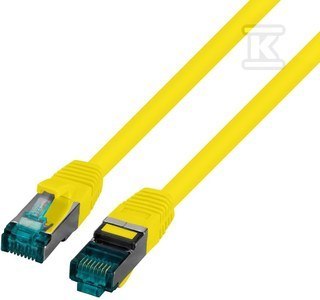 PATCHCORD RJ45 S/FTP 6A LSZH ŻÓŁ 3 PATCHCORD RJ45 S/FTP 6A LSZH ŻÓŁ 3