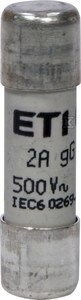 WKŁADKA CH10X38 GG 1A/500V