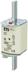 WKŁADKA NH2C GG 200A/500V WKŁADKA NH2C GG 200A/500V