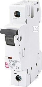 ETIMAT 1P 10KA C 20A-WYŁĄCZNIK NMP. ETIMAT 1P 10KA C 20A-WYŁĄCZNIK NMP.