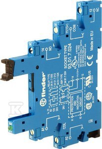 GNIAZDO 34 6-24VAC/DC ZACISKI ŚRUB DIN