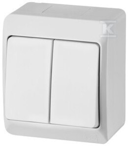 ŁĄCZ.ŚWIECZ.N/T IP44 BIAŁY HERMES