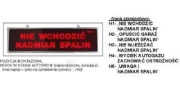 TABLICA OSTRZEG.TP-4S/H1(230V,PULS-LED)