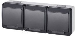 GN.3X2P+Z N/T IP44 ANTRACYT HERMES