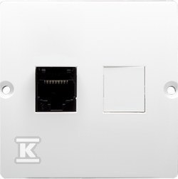 GN.KOMP.RJ45 POJ.5 KAT.BIAŁE BMF51.02/1
